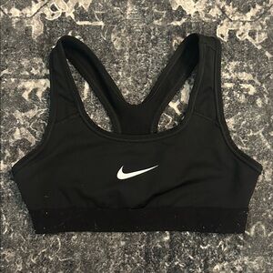 Nike Kids Black and White Sports Bra